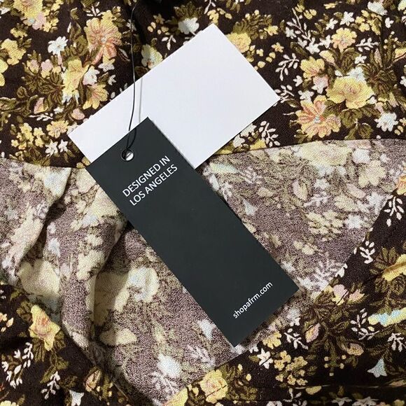 AFRM X Nordstrom Floral Blouse Small - Picture 4 of 8